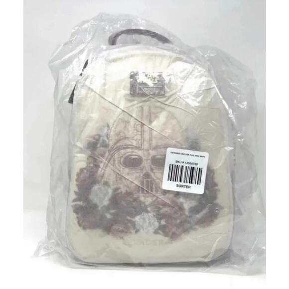 Loungefly Star Wars Darth Vader Mini Backpack Roses Floral NWT Ivory Red main image 5
